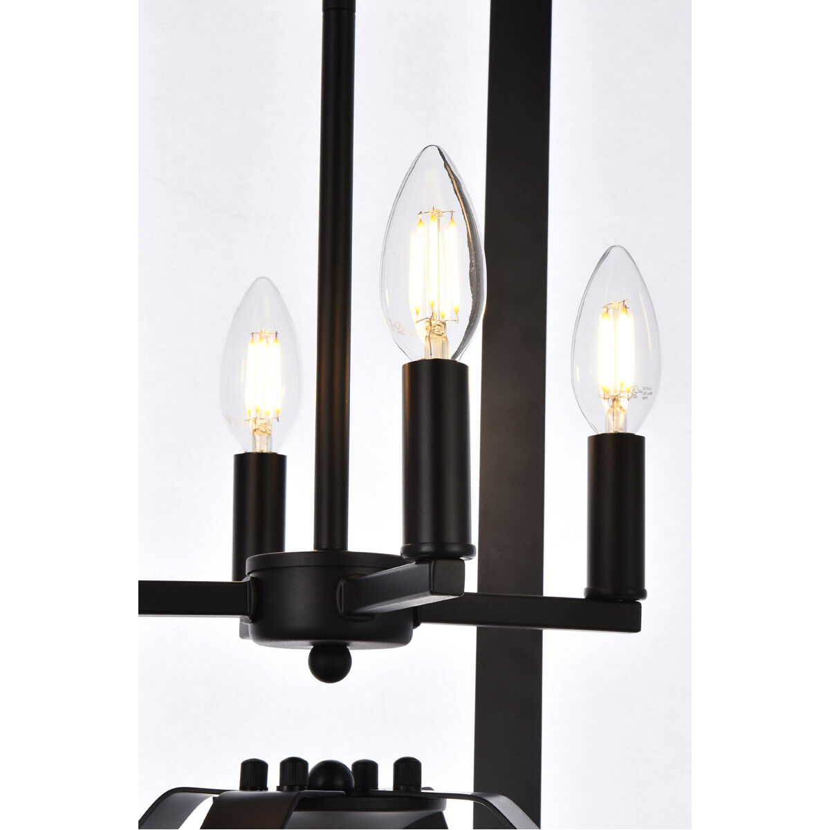 Hoffman 4 Light 14 inch Black Pendant Ceiling Light