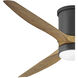 Hover Flush 52 inch Matte Black with KOA Blades Fan