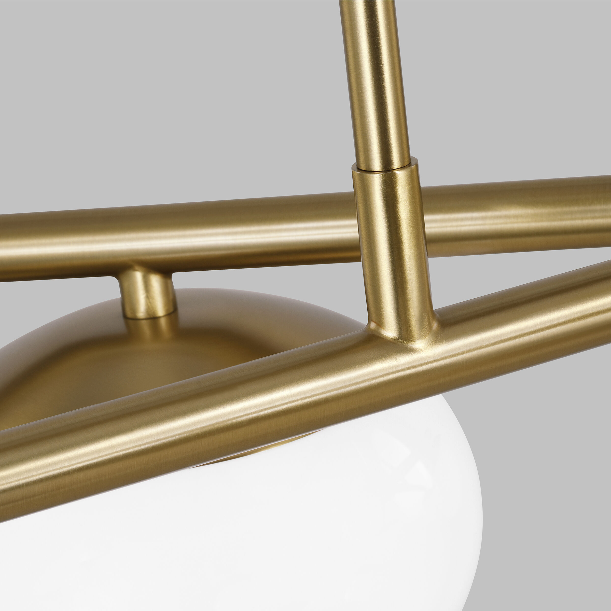 ED Ellen DeGeneres Lune 6 Light 33.63 inch Burnished Brass Chandelier Ceiling Light