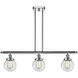 Ballston Beacon 3 Light 36 inch Polished Chrome Island Light Ceiling Light in Clear Glass, Ballston