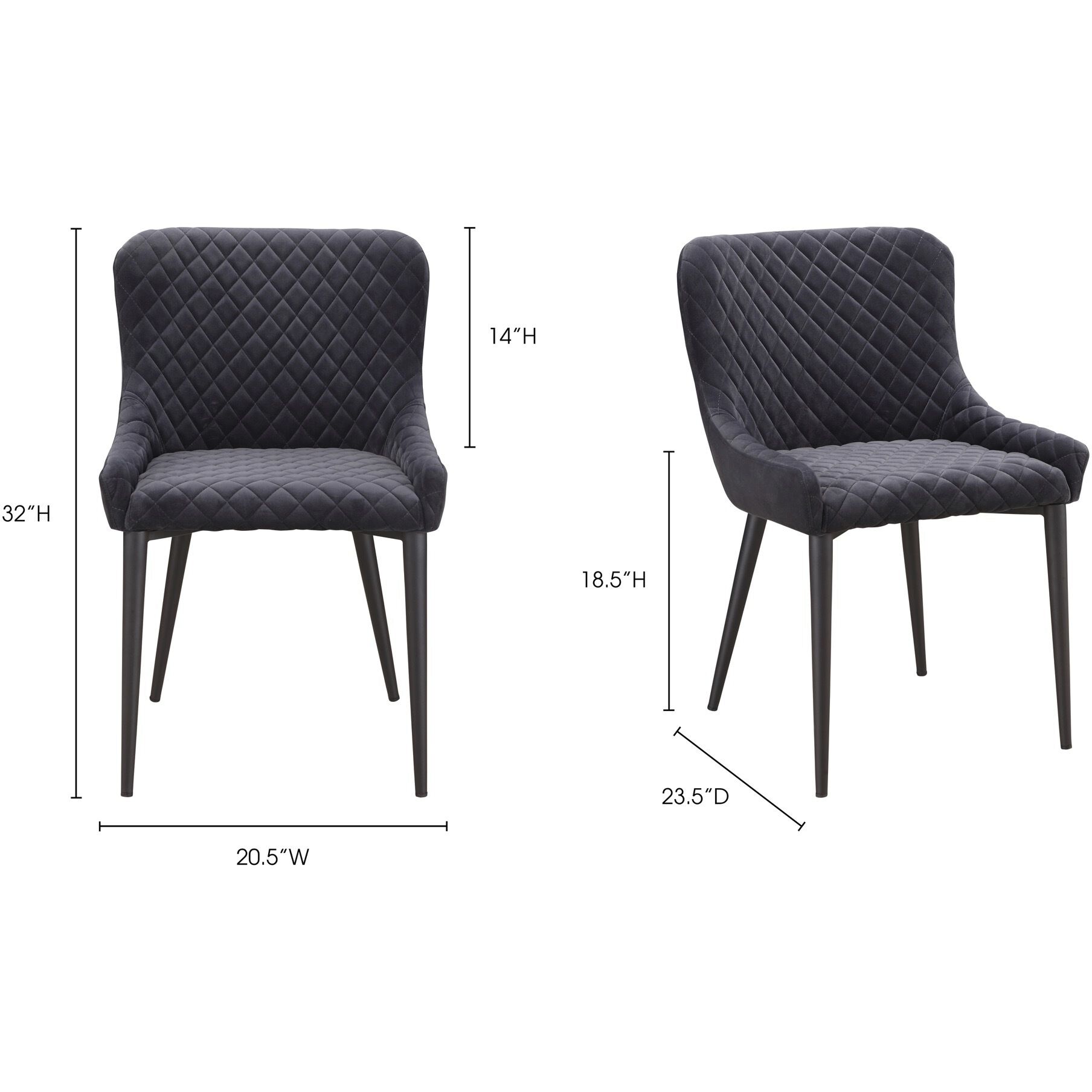 Etta Grey Dining Chair