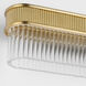 Marie Flanigan Menil LED 24 inch Soft Brass Linear Sconce Wall Light