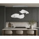 Rinkle LED 16 inch Polished Chrome Multi-Light Pendant Ceiling Light