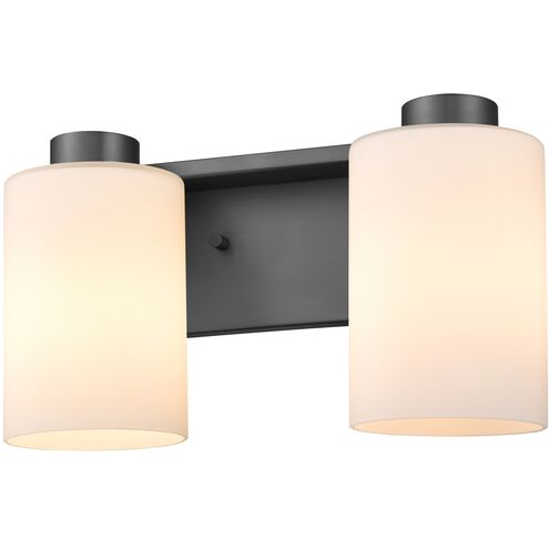 Manitou 2 Light 14 inch Ebony Bath Vanity Wall Light