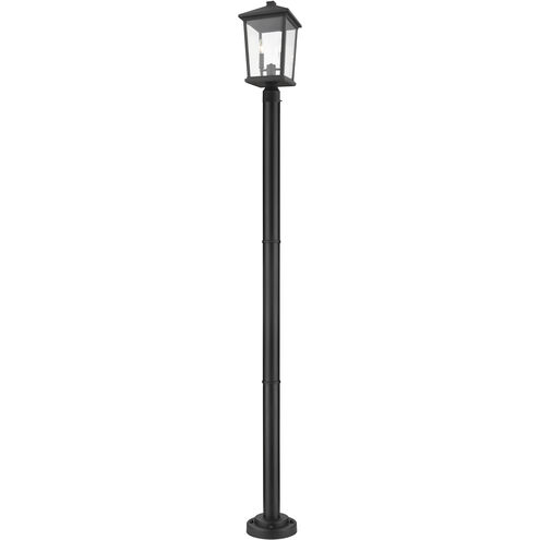 Beacon 2 Light 83 inch Black Outdoor Post Mounted Fixture in 17.75