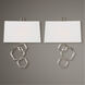 Deseret 2 Light 14 inch Brushed Nickel Sconces Wall Light, Set of 2