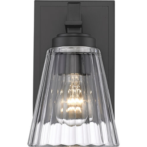 Lyna 1 Light 5 inch Matte Black Wall Sconce Wall Light