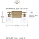 Greyson 2 Light 15 inch Aged Brass Vanity Light Wall Light