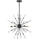 Stella 5 Light 26 inch Matte Black Pendant Ceiling Light