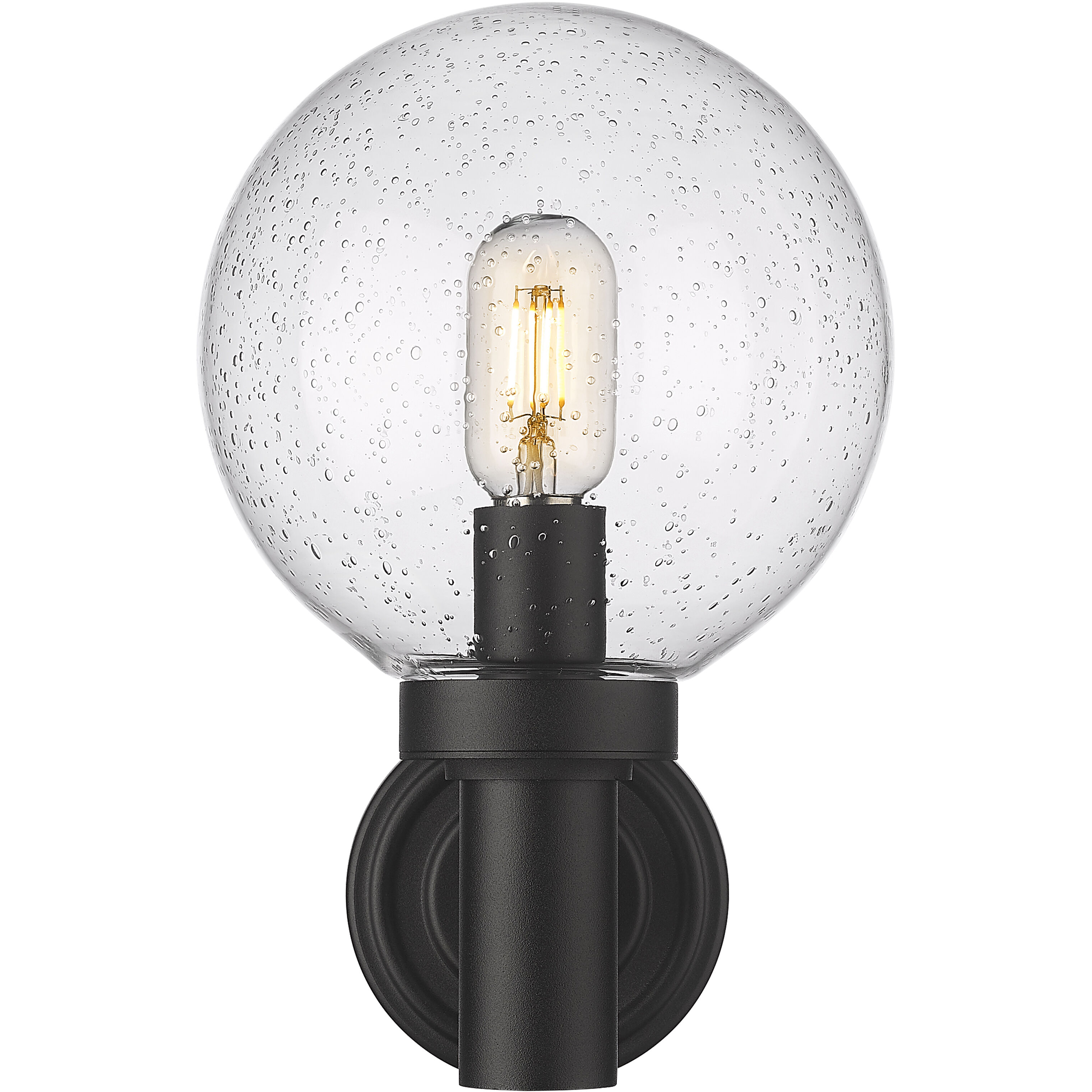 Z-Lite 599M-BK Laurent 1 Light 12.5 inch Black Outdoor Wall