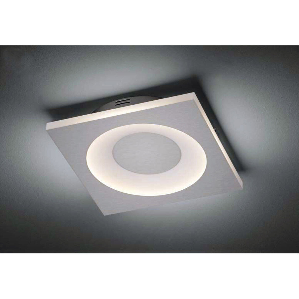 Atlanta 1 Light 12 inch Nickel-Matte Flush Mount Ceiling Light
