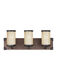 Dunning 3 Light 21 inch Stardust Wall Bath Fixture Wall Light