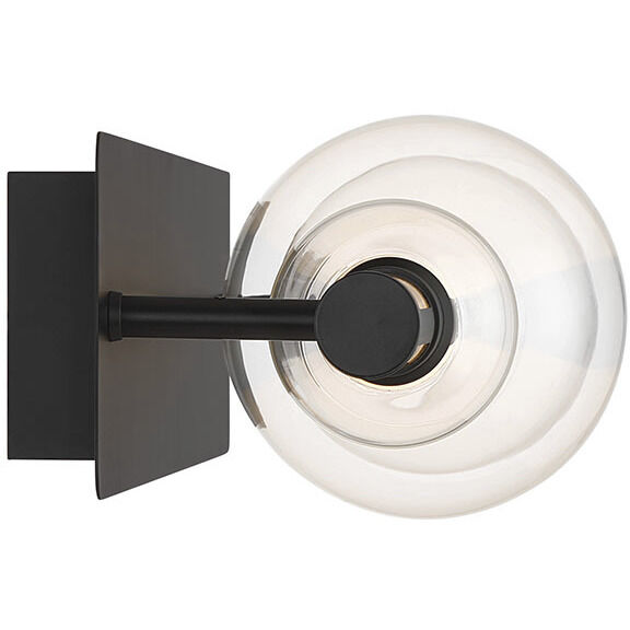 Lucent LED 34 inch Matte Black Vanity Light Wall Light