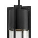 Shelter LED 6 inch Black Outdoor Hanging Lantern