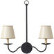 Tole Cream 6 inch Tapered Chandelier Shade