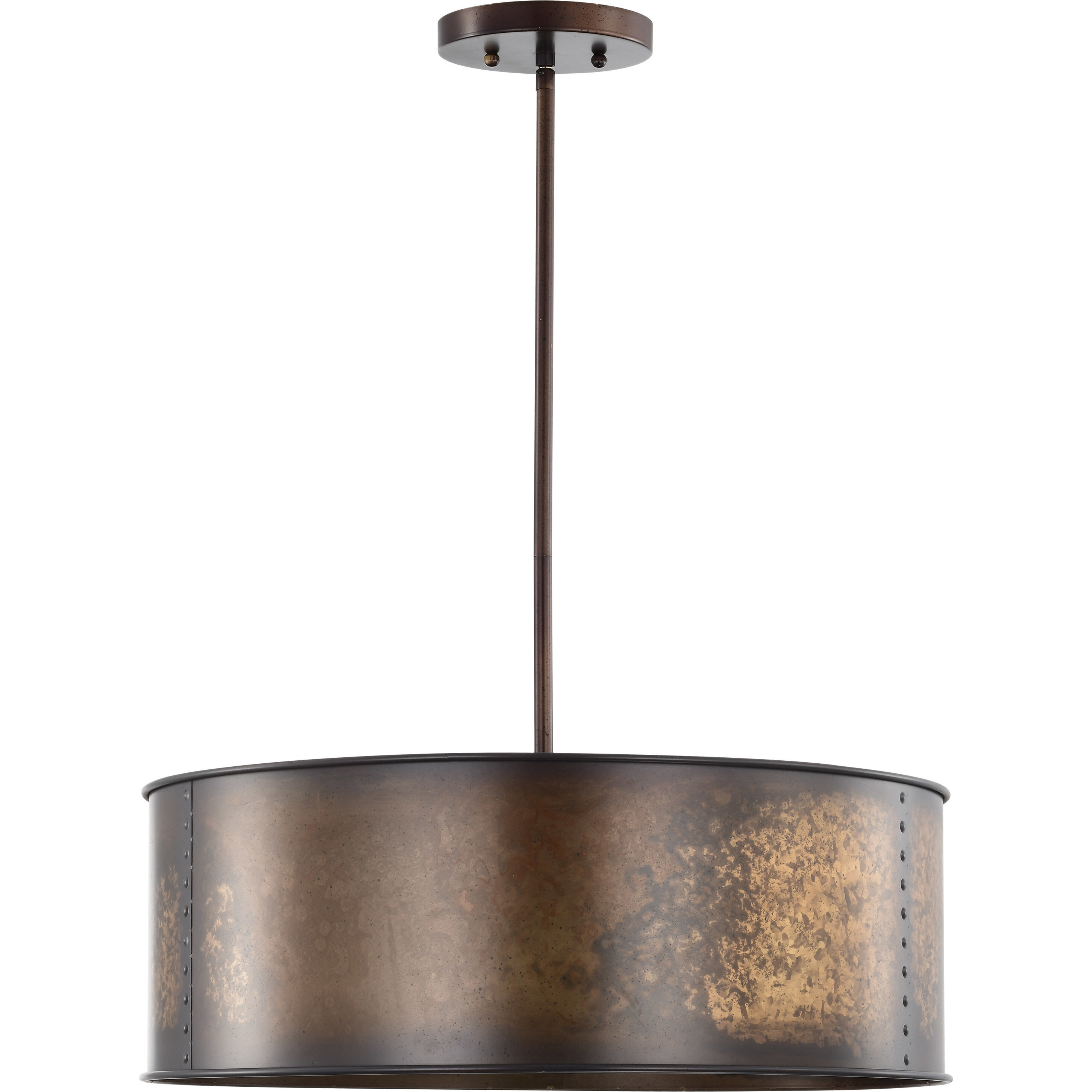 Kettle 4 Light 20 inch Weathered Brass Pendant Ceiling Light