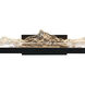 Himalayas LED 36 inch Black Vanity Light Wall Light