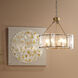 Glenn 6 Light 21.75 inch Antique Brass Chandelier Ceiling Light, Large