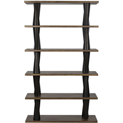 Mood Dark Walnut Bookcase