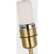 J. Randall Powers Hackney 52.25 inch 2.00 watt Hand-Rubbed Antique Brass Cordless Floor Lamp Portable Light