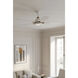 Soreno 52 inch Alabaster White/Brushed Brass with Alabaster White Blades Ceiling Fan