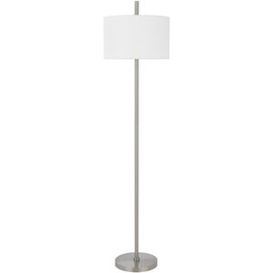 Roanne 66.5 inch 100.00 watt Brushed Steel Floor Lamp Portable Light