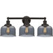 Bell 3 Light 24.5 inch Oil Rubbed Bronze Bath Vanity Light Wall Light