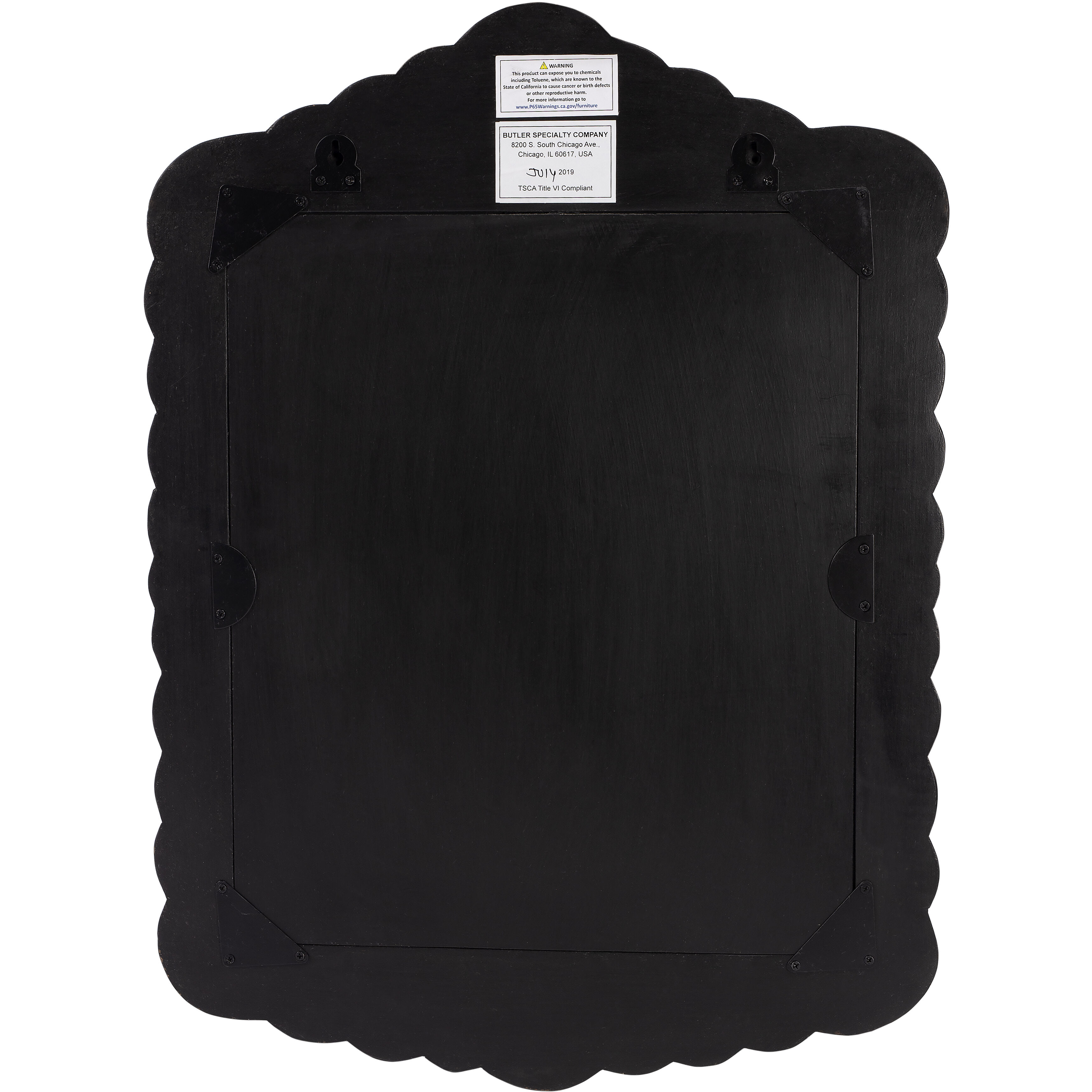 Bone Inlay Vivienne  28 X 20 inch Blue Bone Inlay Mirror