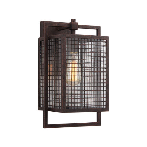 Garraux 1 Light 9 inch Rust Wall Sconce Wall Light