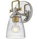 Easton 1 Light 6.25 inch Polished Nickel Bath Light Wall Light