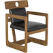 Buraco Clear coat Gloss Arm Chair