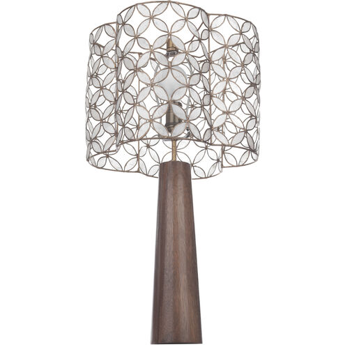 Maurelle 26 inch 40.00 watt Oxidized Gold Leaf Table Lamp Portable Light