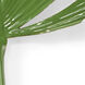 Wildwood Green Enamel Split Leaf Palm Wall Decor, Left