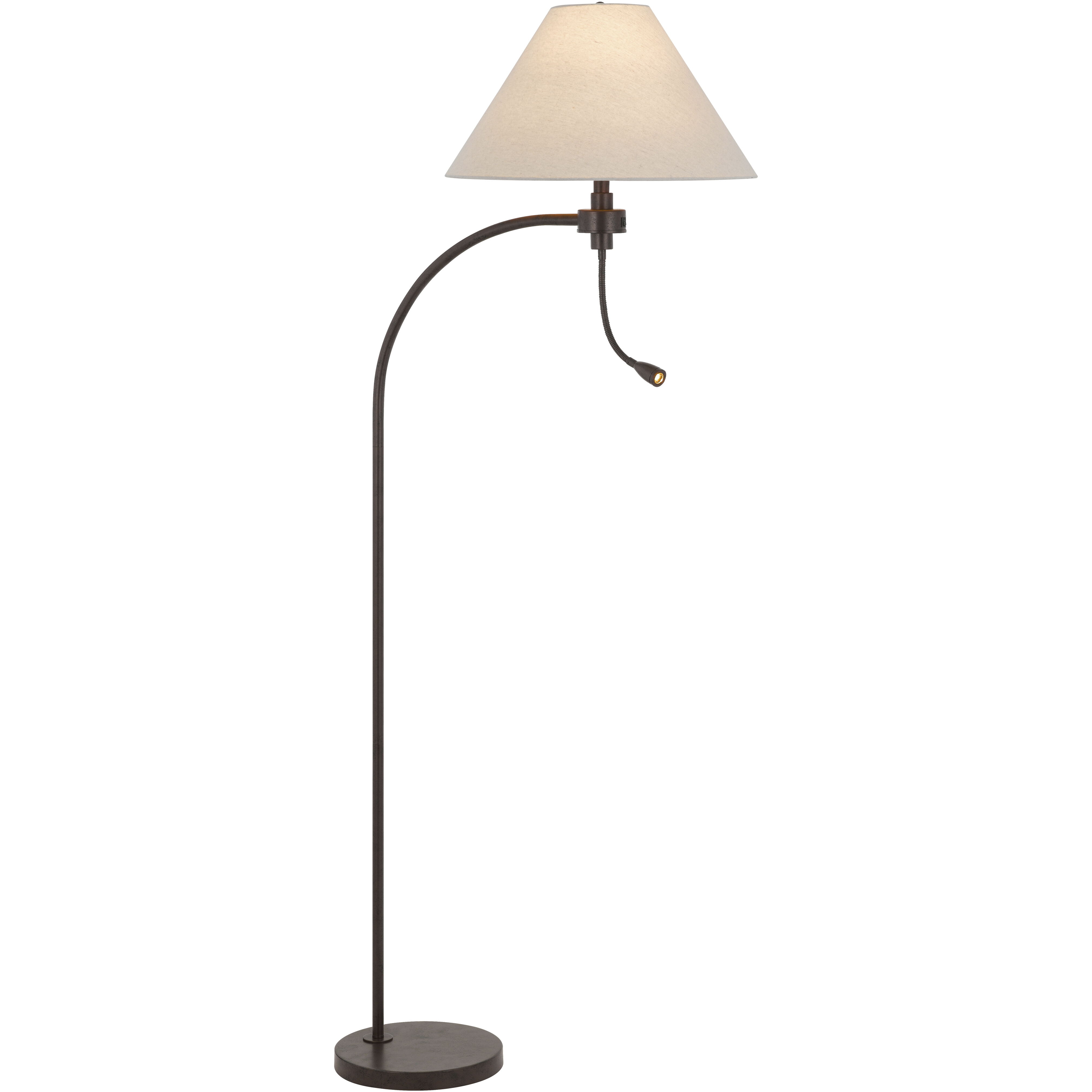 Ashland 67.5 inch 100.00 watt Rust Floor Lamp Portable Light