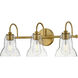 Vera LED 24 inch Lacquered Brass Bath Light Wall Light