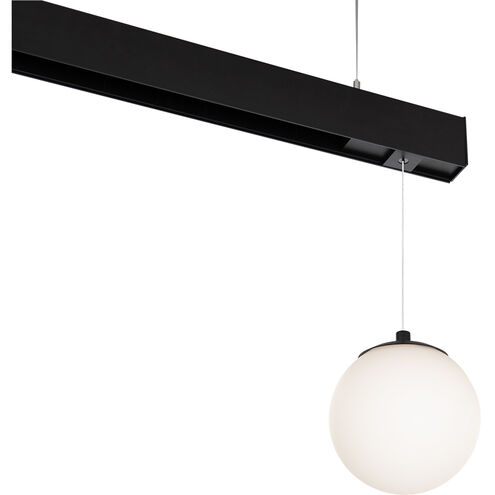 Ventrix 1 Light 48 Black Track Fixtures Ceiling Light