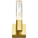 Greta LED 4.3 inch Brass Wall Light