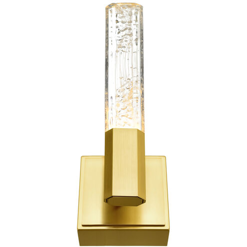 Greta LED 4.3 inch Brass Wall Light