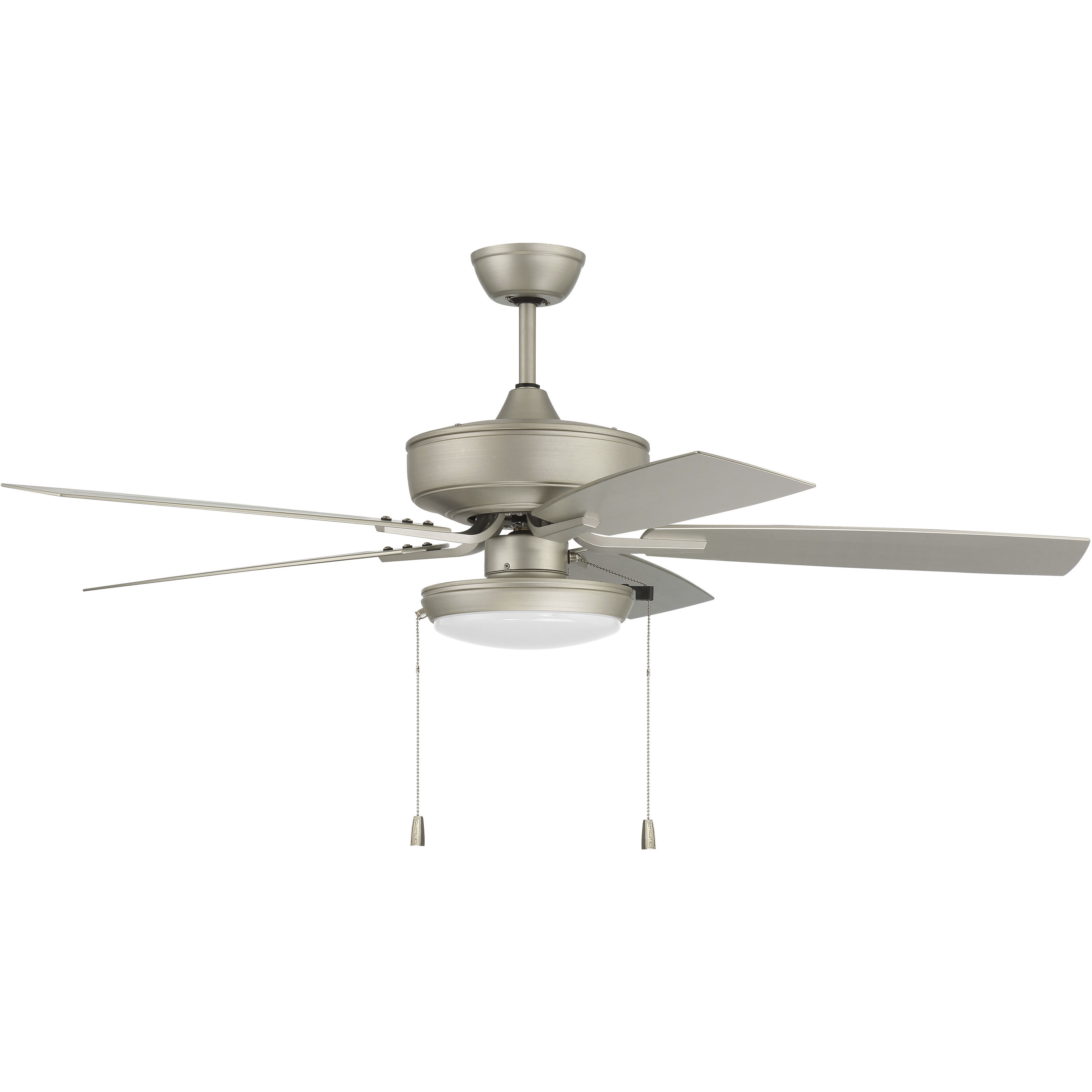 Pro Plus 119 52 inch Painted Nickel with Painted Nickel Wet Rated ABS Blades Outdoor Contractor Fan
