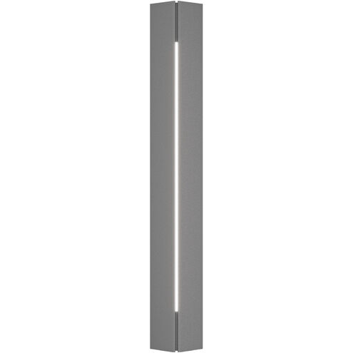 Gallery 2 Light 35.9 inch Coastal Burnished Steel Outdoor Sconce