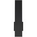 Stag LED 2.5 inch Black Outdoor Wall Light in 4000K, dweLED