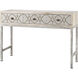 Albiera 47.25 X 15.75 inch Bleached with Natural Desk, 3 Drawer