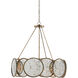Oliveri 6 Light 34 inch Pyrite Bronze Chandelier Ceiling Light