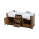 Franklin 72 X 22 X 35 inch Driftwood Bathroom Vanity Cabinet
