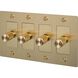 4G 100-120 Brass Dimmer Switch, LED