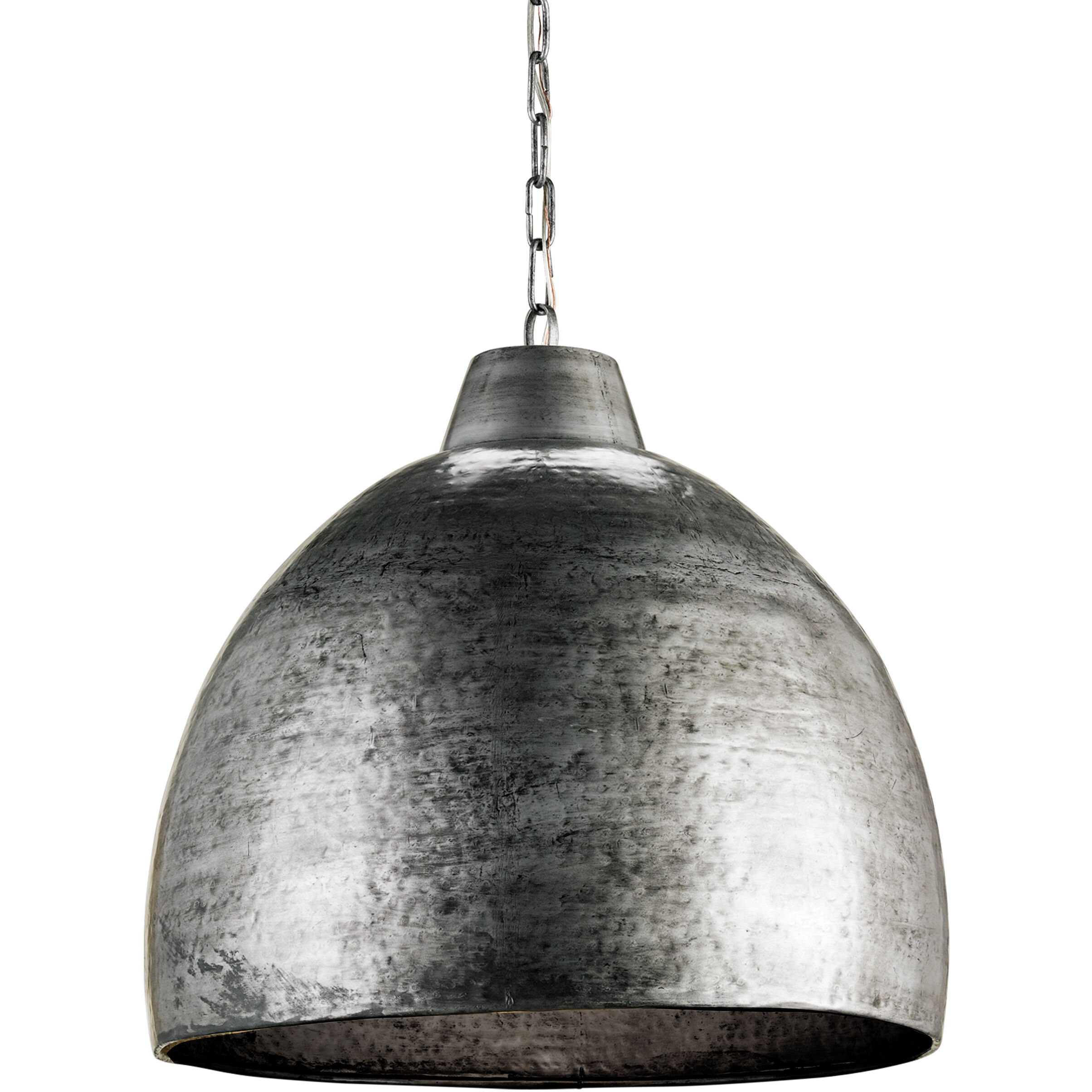 Earthshine 1 Light 22 inch Blackened Steel Pendant Ceiling Light, Large
