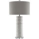 Pila 33.75 inch 150 watt Ivory/Taupe Table Lamp Portable Light
