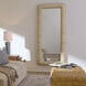 Hollis 76 X 34 inch Natural Cornhusk Floor Mirror