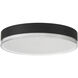 Mona 15.75 inch Matte black Flush Mount Ceiling Light