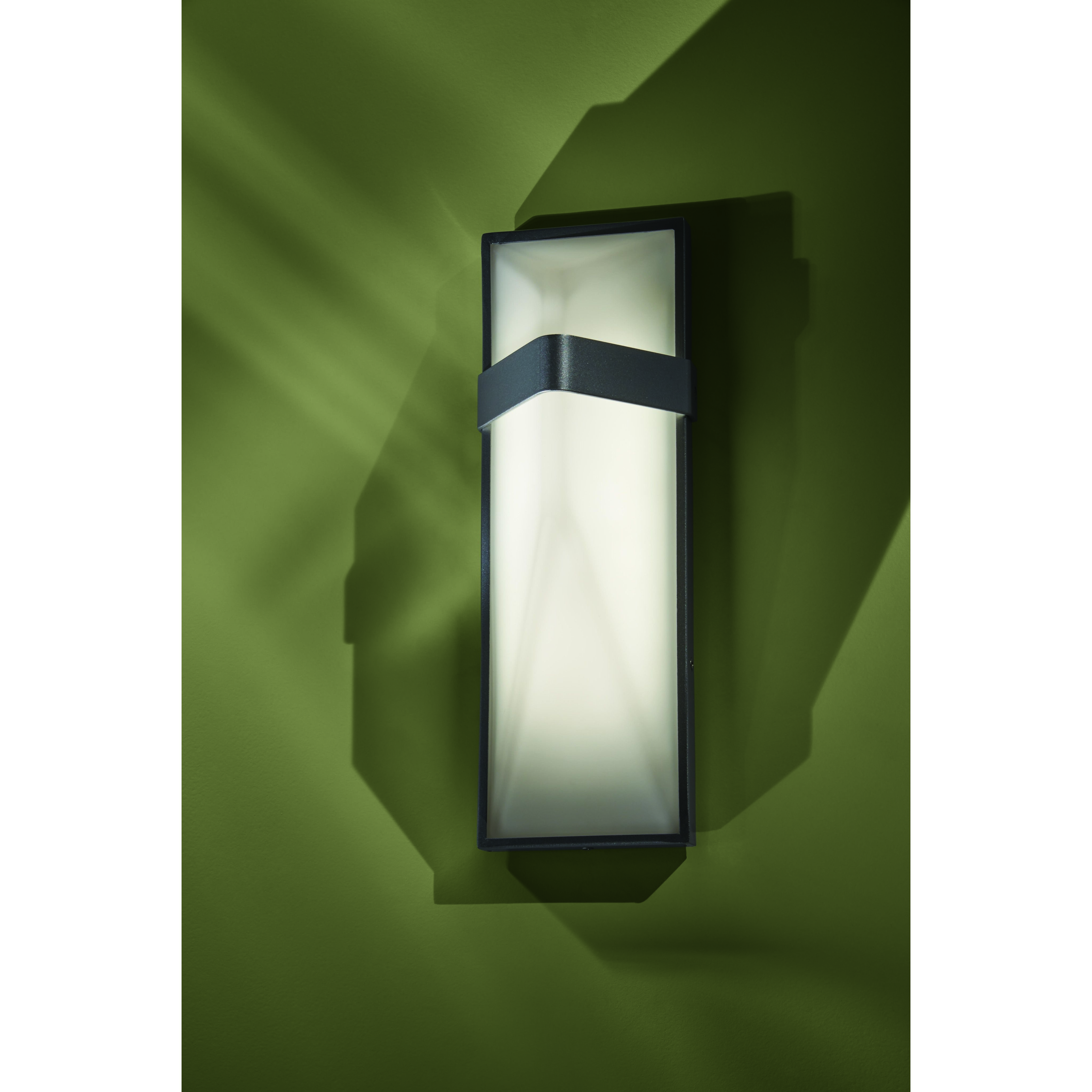 Wedge LED 5.25 inch Silver Dust ADA Wall Mount Wall Light, Outdoor